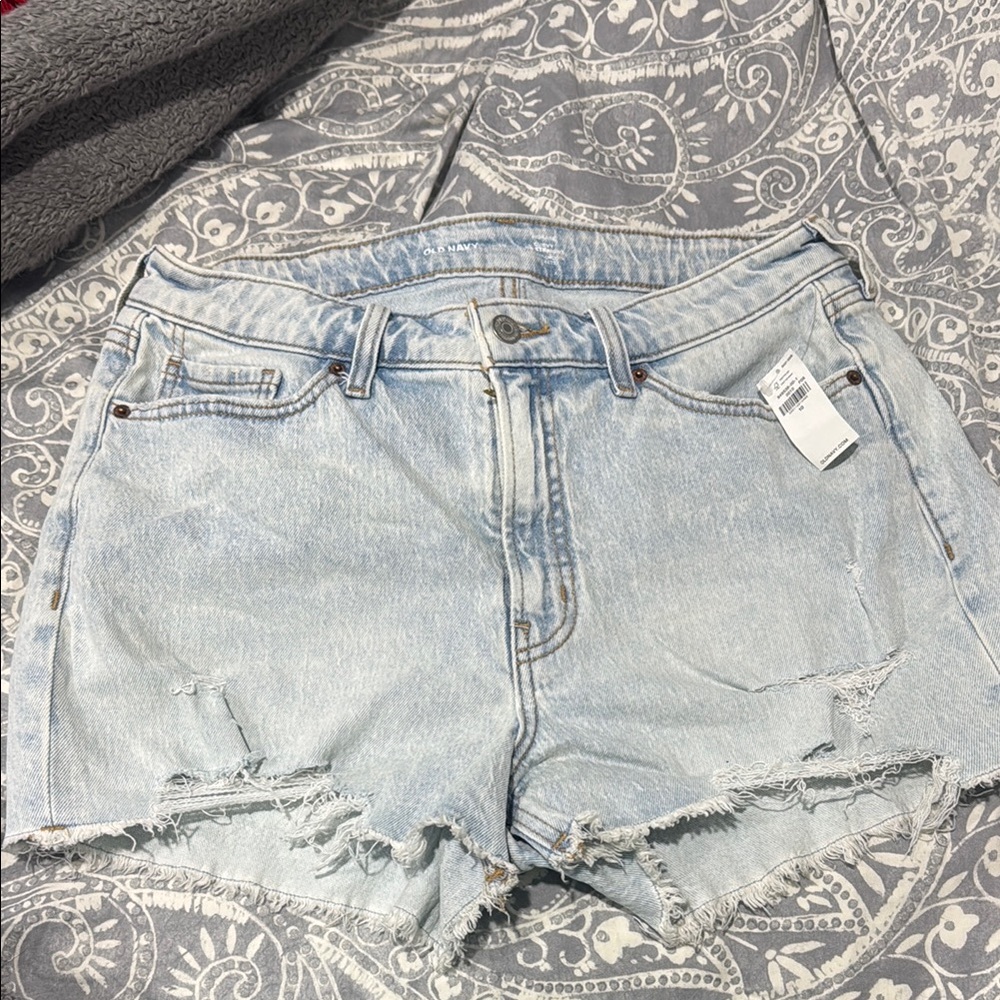 Old Navy Curvy High-Waisted OG Jean Shorts
